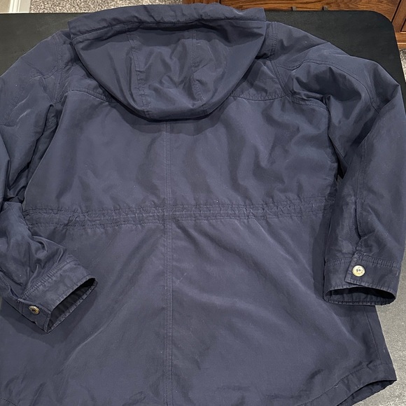 Columbia Dark Blue Chatfield Hill Sherpa Lined Anorak Parka Jacket - Picture 10 of 11